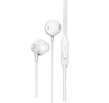 Fone de Ouvido Philips com Microfone – Branco