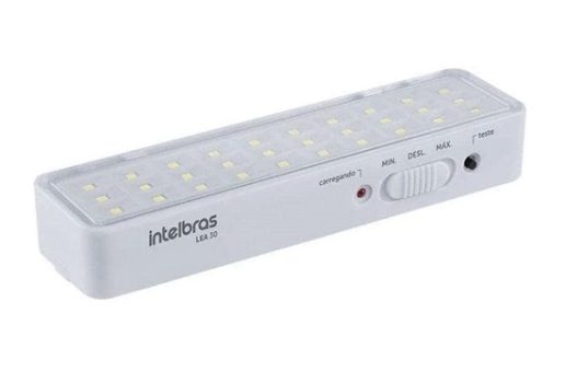 Luminária de Emergência Autônoma LEA30 Branco Intelbras