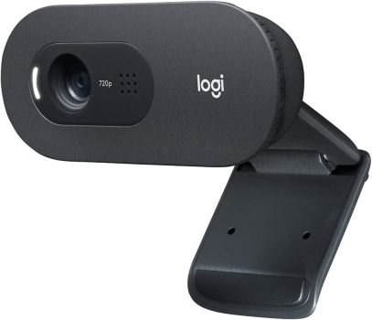 Webcam HD Logitech C505 com Microfone Embutido de Longo Alcance e 3 MP para Chamadas e Gravações em Vídeo Widescreen