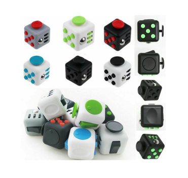 Fidget Cubo Ansiedade Cube Anti Estresse Dedo Apertar Pronta Entrega