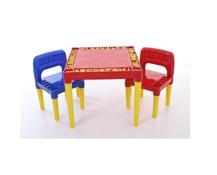 Mesa e cadeira Infantil Vermelha Tritec