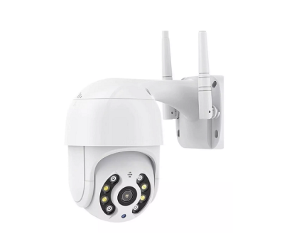 Câmera de segurança Wi-Fi Smart Camera ABQ-A8 com resolução de 2MP visão nocturna incluída branca