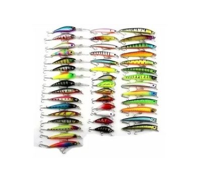 Kit 20 Isca Artificial Tucunaré Dourado Robalo De 5 A 10 Cm