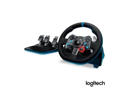 Volante Logitech Driving Force G29 Para PS4 / PS3 / PC Preto