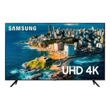 Smart TV 50 Polegadas Samsung UHD 4K, 3 HDMI, 1 USB, Bluetooth, Wi-Fi, Gaming Hub, Tela sem limites, Alexa built in