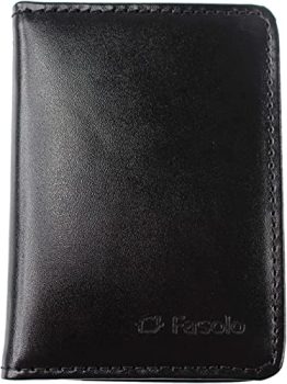 Carteira em Couro Masculina, Fasolo, Preto