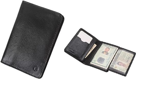 Carteira Slim Masculina Couro Legítimo Porta Cnh, Documento de Veiculo 187