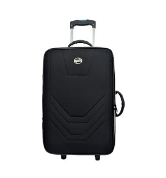 Mala Viagem Pequena Bordo Rodinhas Village Rígida 55x35x25cm Cor: Preto