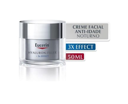 Creme Facial Antirrugas Eucerin Hyaluron-Filler Noite 50g