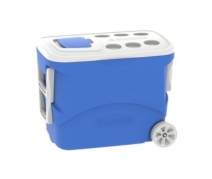Caixa Térmica Tropical 50L com Rodas, Soprano, 0033, Azul, Grande