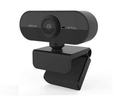 Webcam Full HD 1080p com microfone, para computador portátil para PC, chamadas de vídeo, gravação, conferência e jogos