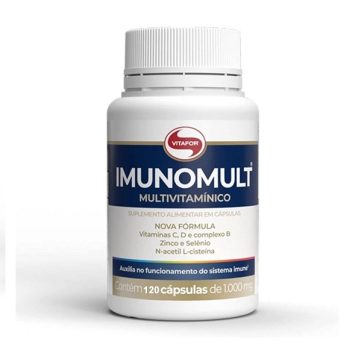 Vitafor – Novo Imunomult – 120 Cápsulas, Branco, 120 Cápsulas