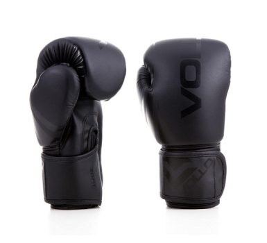 Luva De Boxe Muay Thai Kickboxing Training 10Oz Preta Vollo