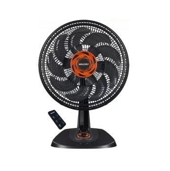 Ventilador de Mesa, Neo Air 15 Total Control, Preto/Laranja, 110v, Mallory
