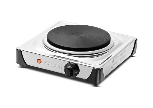 Fogão Elétrico Mondial, Fast Cook, 1 Boca, 110V, 1000W, Inox – FE-04