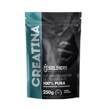 Creatina Monohidratada 250g – 100% Pura Importada – Soldiers Nutrition
