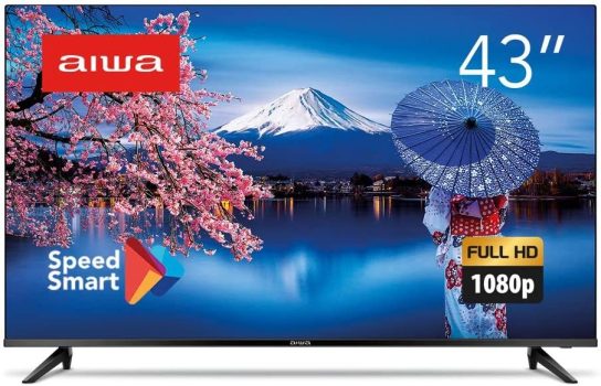 SmartTV Aiwa 43” Full HD, Borda Ultrafina, HDR10, Dolby Áudio – AWS-TV-43-BL-01 TV 43″ SMART – BORDA INFINITA AWS-TV-43-BL-01 BIVOLT