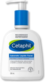 Sabonete Líquido Pele Oleosa, Cetaphil, 300 ml