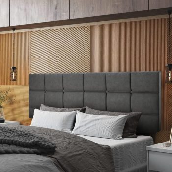 Cabeceira para Cama de Casal DUBAI KING 2,00 Metros (Cinza)