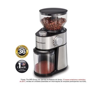 Hamilton Beach Moedor de Café Plus Preto 80385 127v três anos de garantia