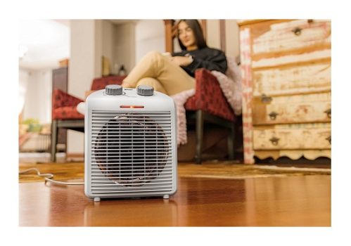 WAP AIR HEAT Aquecedor de Ambientes Elétrico Portátil 1500W 3 em 1 Com Ventilador e Triplo Sistema de Segurança 127V Visite a loja WAP