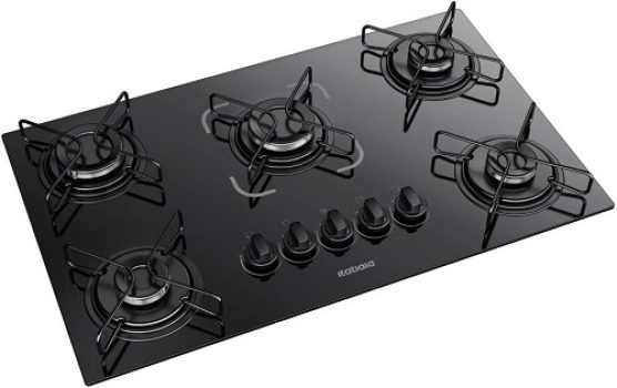Cooktop Essencial 5 Bocas – Preto