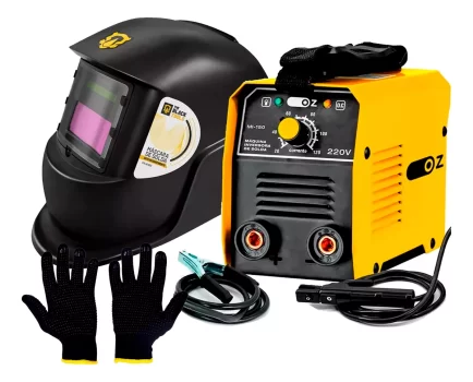 Máquina Inversora De Solda Mi150 Oz + Máscara + Luvas