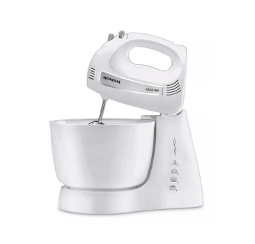 Batedeira com pedestal Mondial Cake Inox B-50 branca 60 Hz 127 V