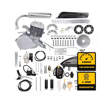 Kit Completo Motor P/ Bicicleta Motorizada 100cc – Potente