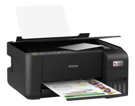 EPSON EcoTank L1250 – Impressora, tanque de Tinta Colorida, Wi-Fi Direct, Comando de voz, Bivolt, Cor: Preto