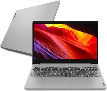 Notebook Lenovo IdeaPad 3i Celeron 4GB 128GB SSD Linux 15.6″ 82BUS00100, Prata