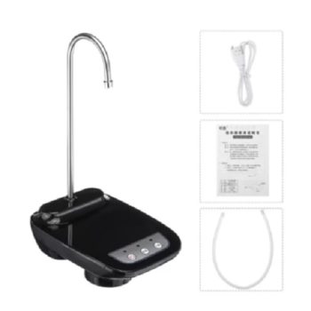 Bomba Elétrica De Galão de Água Bebedouro Suporte Copo Recarregável Dispenser de Garrafão Com Base USB