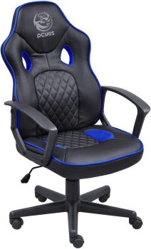 CADEIRA GAMER MAD RACER STI MASTER PRETO COM AZUL – MADSTIMSAZ – PCYES