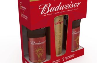 Kit Budweiser Copa do Mundo 2 LN 330ml + Copo Mágico Dourado 650ml