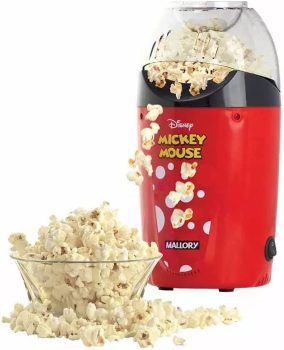 Pipoqueira Elétrica Mallory Disney Mickey -Pipocas sequinhas, livres de Óleo- 220V