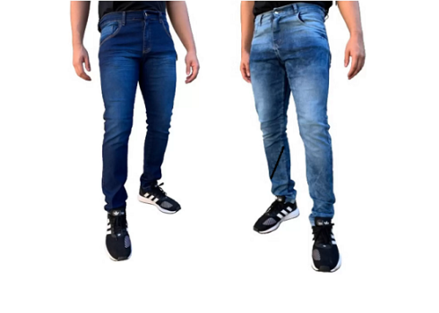 Kit 2 Calça Jeans Masculina Slim Elastano Atacado – Jeans Brasil Denim