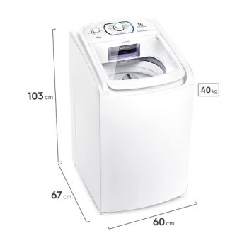 Máquina de Lavar 11kg Electrolux Essential Care Silenciosa com Easy Clean e Filtro Fiapos (LES11)