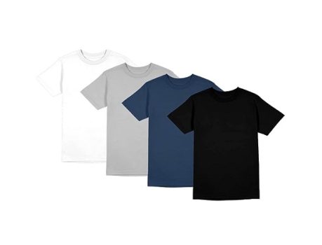 Kit 4 Camisetas Masculina Poliéster Com Toque de Algodão Camisa Blusa Treino Academia Tshrt Esporte