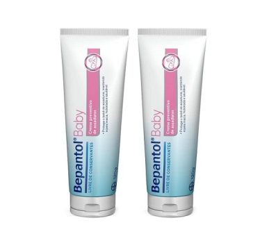 Kit com 2 Cremes Pomada de Assadura 120gr Cada – Bepantol