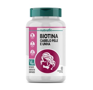 Biotina Cabelo Pele e Unha 60 Comprimidos