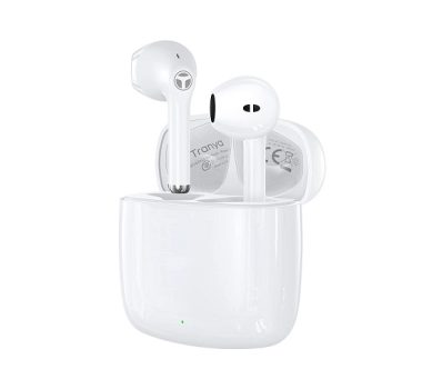 Tranya F4 Fone de Ouvido Bluetooth Sem Fio, Bluetooth 5.3 -Branco