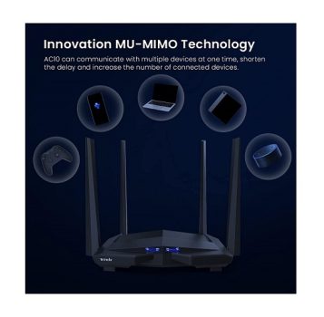 Roteador Tenda 1200Mbps 4 Antenas – AC10