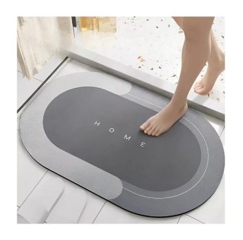 Tapete Magico Oval Antiderrapante Super Absorvente Não Escorrega – LOBOY