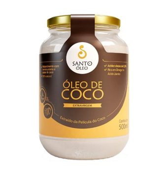 Óleo de Coco Extra Virgem de Película – 500Ml – Santo Óleo, Santo Oleo