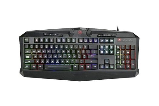 Redragon TECLADO GAMER HARPE RGB K503RGB PRETO, Full Sized