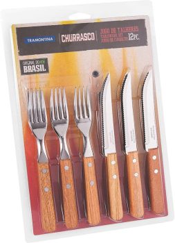 Jogo de Talheres para Churrasco 12 Peças Tramontina