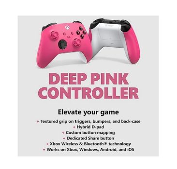 Xbox Core Wireless Controller – Deep Pink