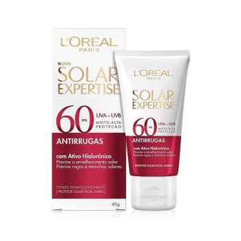 Protetor Solar Facial L’Oréal Paris Solar Expertise Antirrugas Fps 60 40G