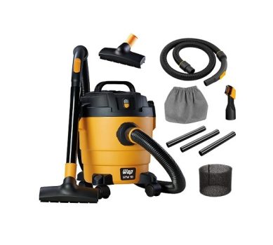 Aspirador de Pó e Líquidos WAP GTW 10 Filtro Lavável 1400W 220 Volts – Capacidade de 10 litros e Mangueira de 1,5 metros Visite a loja WAP