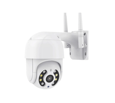 Câmera de segurança Wi-Fi externa noturna branca A8